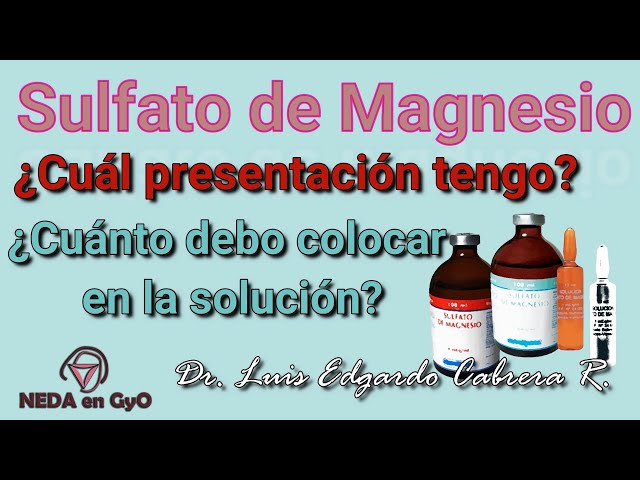 Sulfato de Magnesio 50%