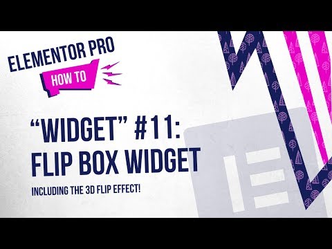 Elementor Pro Widgets #11: Flip Box Widget