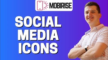 How To Add Social Media Icons In Mobirise