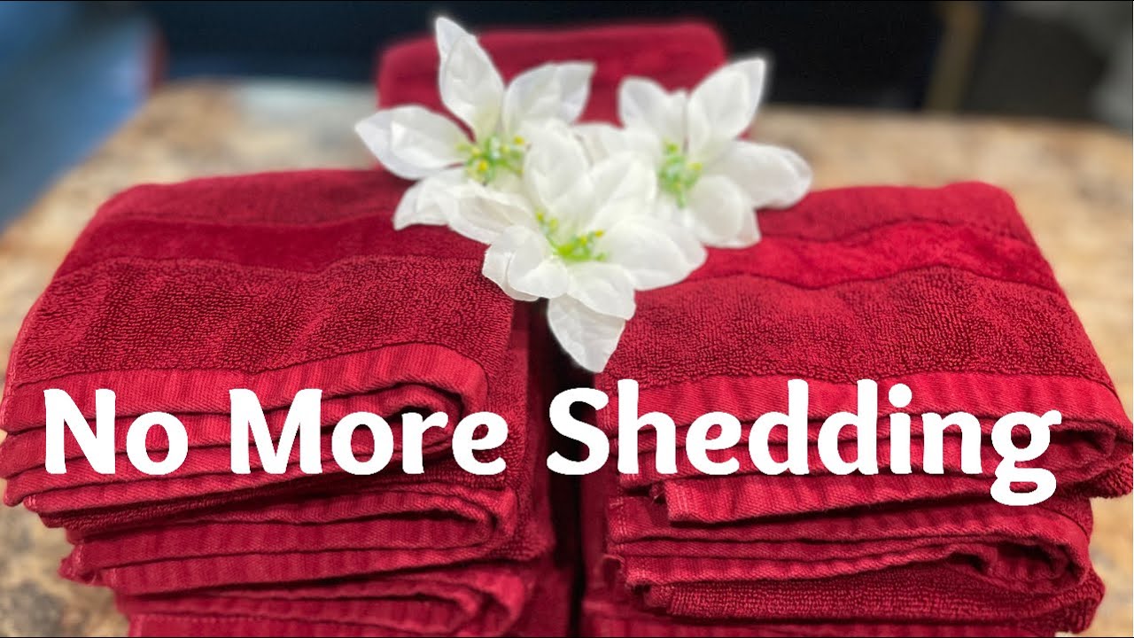 How to Stop Towels From Shedding