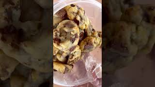 Mini Belgian Choco Chip Cookies! #baker #cookies #food