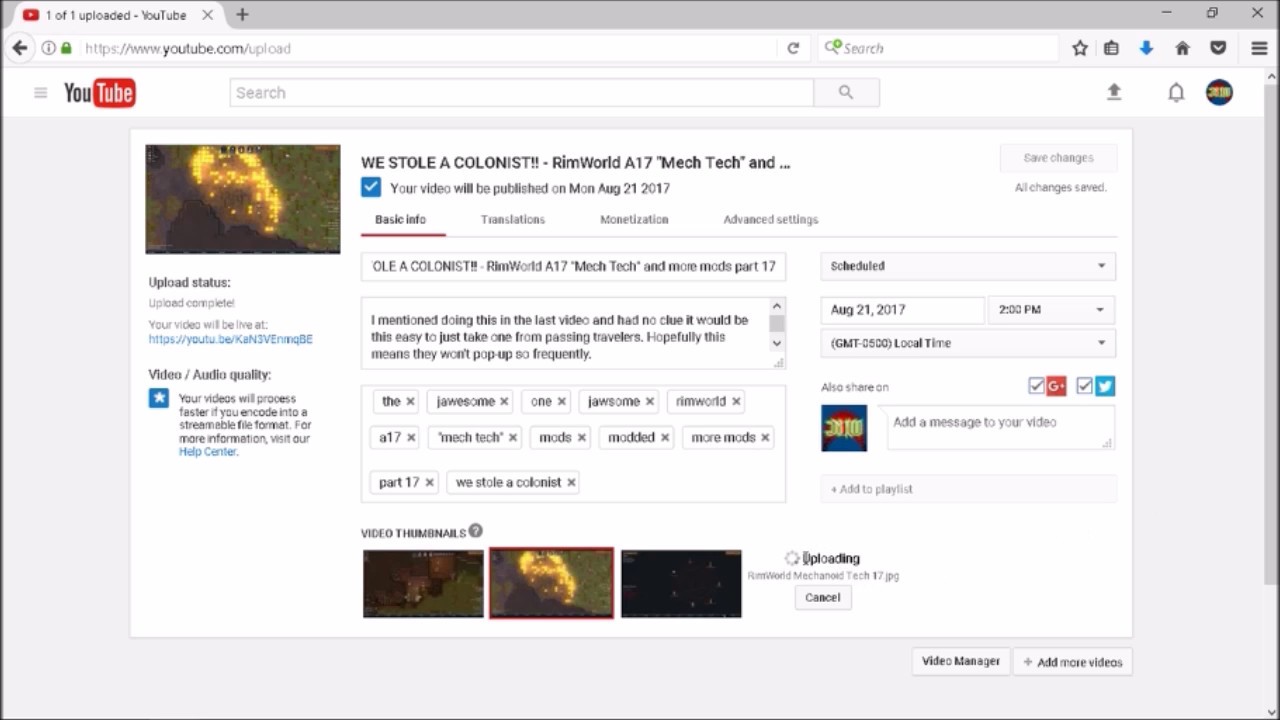 I CAN'T UPLOAD THUMBNAILS ANYMORE YouTube