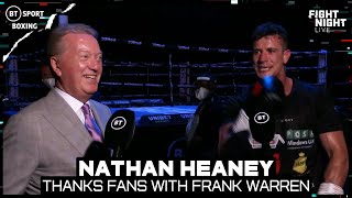 Nathan Heaney Thanks INCREDIBLE Noisy Stoke Fans As He Asks For Stadium Fight With Frank Warren