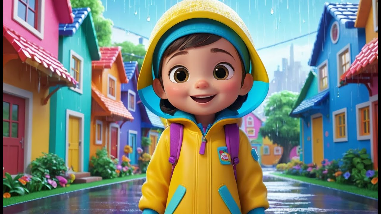 Rain Rain Let’s Go Play | Fun Rainy Day Adventure for Kids | Sing-Along Weather Song