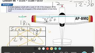 Saxon L98 6th Grd: Scale and Scale Factor