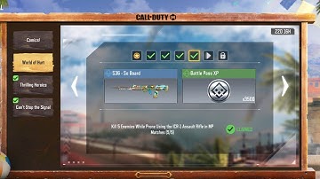 Call of Duty Mobile How To Kill 5 Enemies While Prone Using the ICR-1 Assoult Rifle in MP Matches.