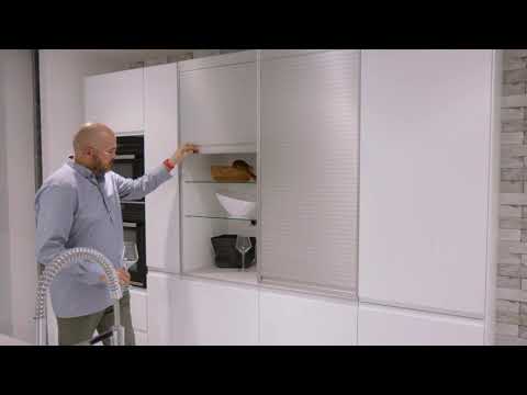 nobilia | kitchen | pull out technology/shelves | units with roll-up fronts