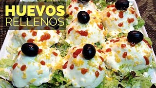 HUEVOS RELLENOS | Recetas de Cocina