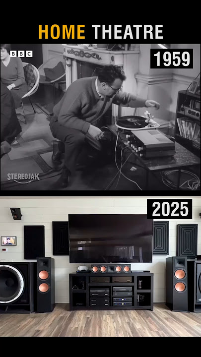 Home Theatre 1959 Vs 2025 #hometheatre #sound #music #movie