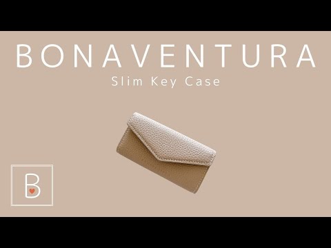 BONAVENTURA スリムキーケース レビュー動画 【ボナベンチュラ・複数の鍵をスマートに収納できるキーケース】 - YouTube