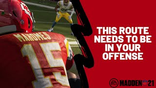 The Best Route in Madden 21| How to Beat Cover 2| This Route Destroys All Coverages in Madden|
