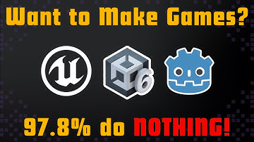 Want to Make Games? 97.8% of People Will Do NOTHING!