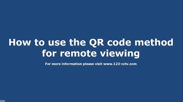 How to use the QR code method for remote viewing - DMSS