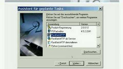 Automatischer Backup der Files per FTP erstellen