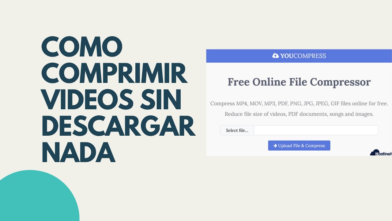 Como comprimir archivos de video