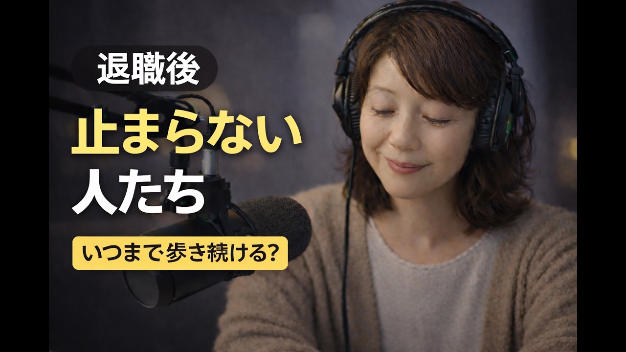 退職後も、なぜか止まらない人たち。