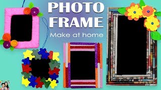 PHOTO FRAME Best out of waste #DIY #CRAFT Home decoration ideas