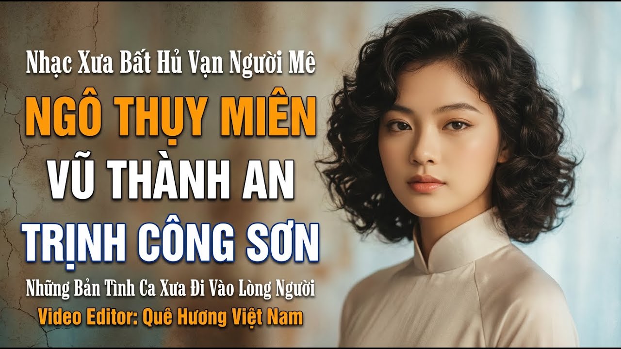 NGÔ THỤY MIÊN, TRỊNH CÔNG SƠN, VŨ THÀNH AN | BỘ TAM TÌNH KHÚC BẤT HỦ VƯỢT THỜI GIAN NGHE LÀ SAY ĐẮM