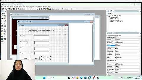 Pemaparan pembuatan program menghitung usia menggunakan Visual Basic 6.0