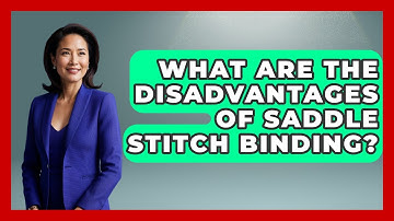 What Are The Disadvantages Of Saddle Stitch Binding? - Graphic Design Nerd