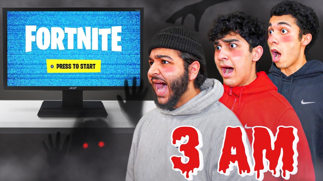 ⁣We Played Fortnite At 3AM Challenge! (SCARY)