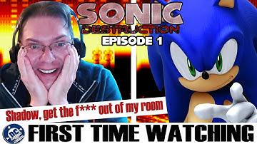 Sonic Destruction Episode 1 REACTION! | AI-Generated Sonic Script SnapCube Real-Time Fandub Games