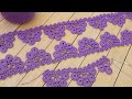 Ажурное ЛЕНТОЧНОЕ КРУЖЕВО вязание крючком КАЙМА схема Сrochet lace braid ribbon tape tutorial