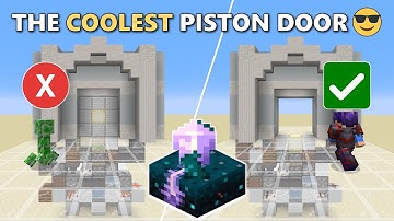 The Coolest Automatic Opening 3x3 Door for Minecraft Java 1.20+