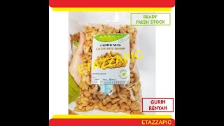 [SUPER JUMBO] 500 Gr Kacang Mete Mede Mente Matang Gurih Panggang Oven Cashew Nut Roasted Premium