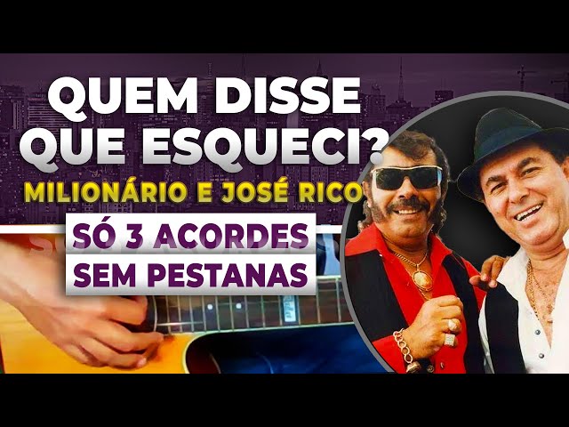 Milionário e José Rico - Quem Disse Que Esqueci (Video Oficial Tom