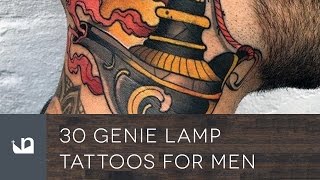 30 Genie Lamp Tattoos For Men