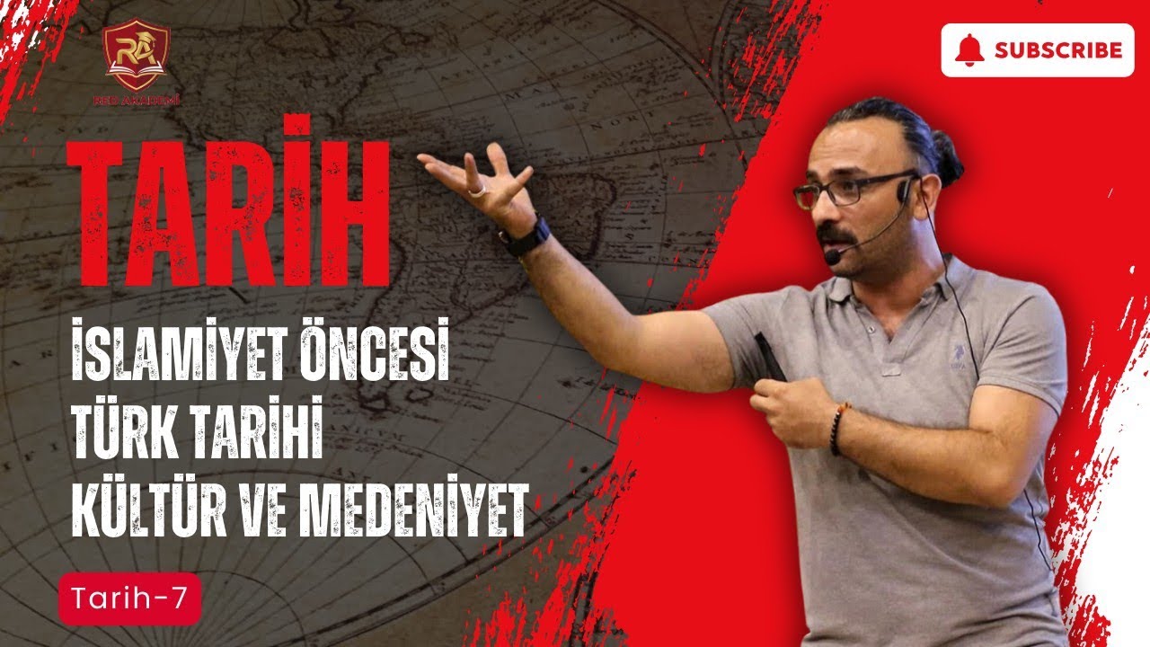 7) 2026 KPSS TARİH - İSLAMİYET ÖNCESİ TÜRK TARİHİ KÜLTÜR VE MEDENİYET- MURAT KARADAĞ