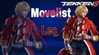 Tekken-8 Leo Kliesen Movelist & Frame Data 1080p60fps