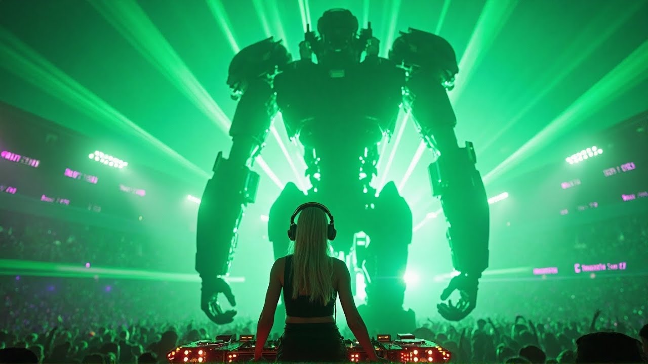 Raving in the Future Green Mech + Deep House Live