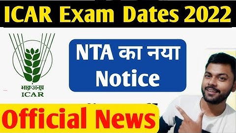 ICAR Application form 2022 | ICAR 2022 Latest News | Official | Krishi Kranti