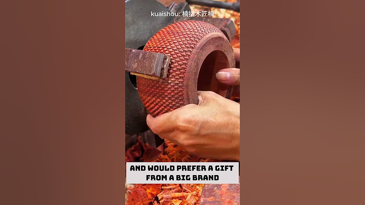 TALENTED GRANDPA MAKING purple sandalwood tea jar