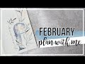 BULLET JOURNAL | Plan with me February leaves