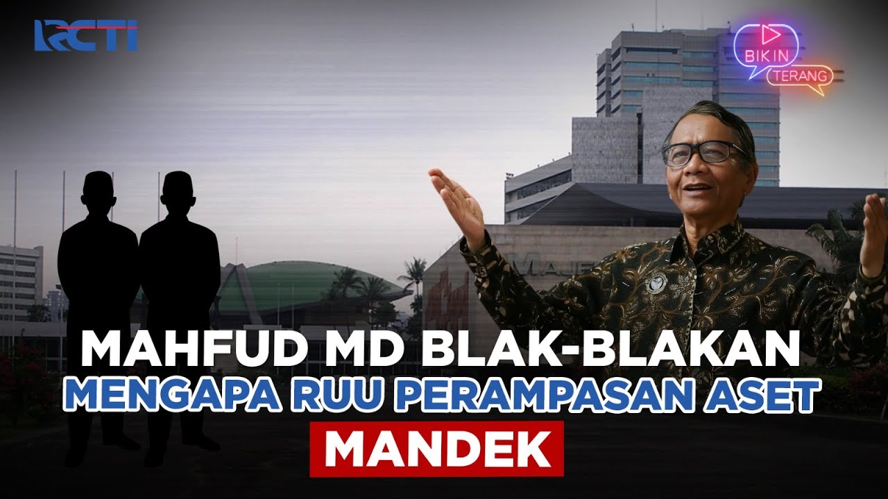 Mahfud MD Blak-blakan RUU Perampasan Aset hingga Ada Anggota DPR Bilang Gajinya Tak Seberapa, Tapi..