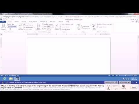 MyITLab Skill based Training Troubleshooting
