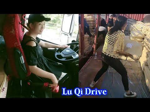 #1 Nữ tài xế xe đầu kéo xinh đẹp Lu Qi và chuyến hành trình vận chuyển hàng hóa Mới Nhất