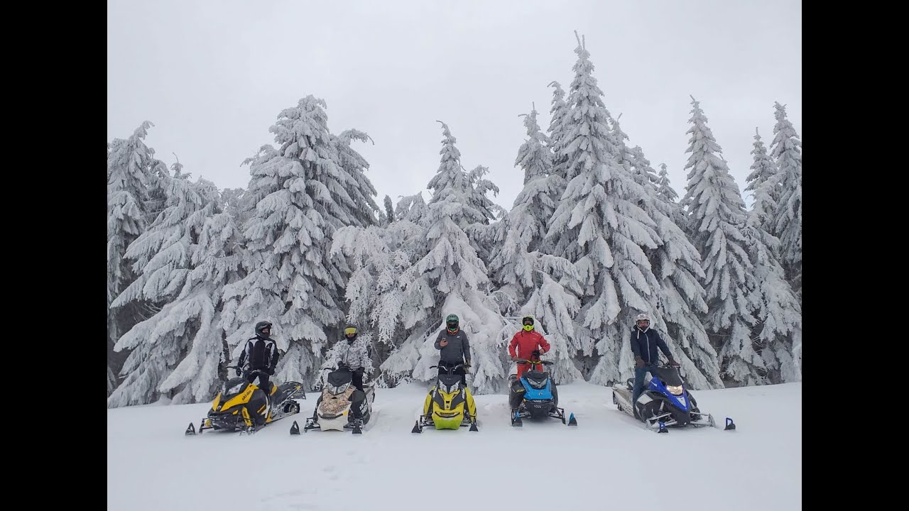 Exploring Muntii Semenic 🗻 Ski-doo ❄️ Snowmobile