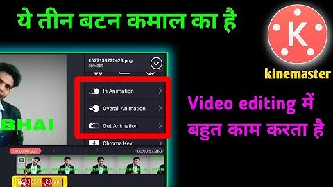 how to use overall animation in kinemaster/how to use in animation and out animation in kinemaster