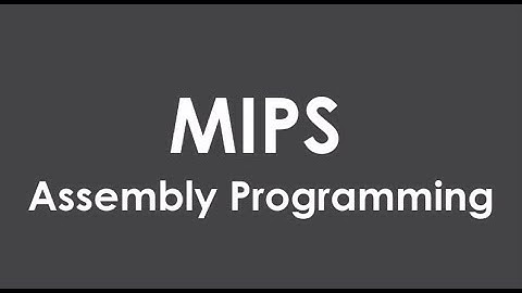 MIPS Assembly Language Program