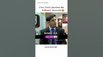 A Very Tricky UPSC Interview Question 🤔 | Dugad Darshan Prakashchand (IPS Rank 138)