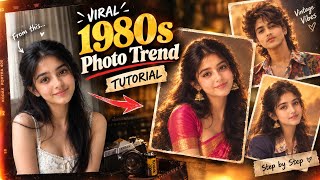 Viral 1980s AI Photo Trend Tutorial! (Convert Photos in 1 Click)