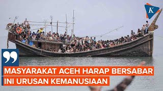 PJ Gubernur Aceh Minta Warga Sabar soal Video Viral Pengungsi Rohingya Buang-buang Sembako