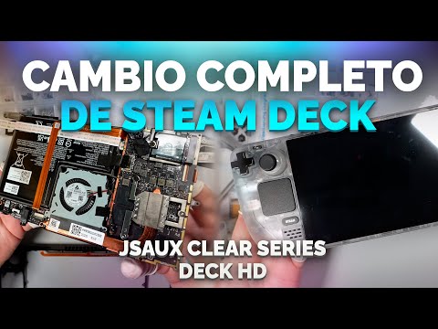 Cambio completo de Steam Deck: Front/Back cover RGB y pantalla de DeckHD ✨