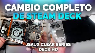Cambio completo de Steam Deck: Front/Back cover RGB y pantalla de DeckHD ✨