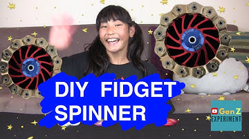DIY Fidget Spinner out of Bike Parts | Gen Z Experiment