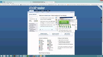 Stat tracker for WordPress, Statcounter.com